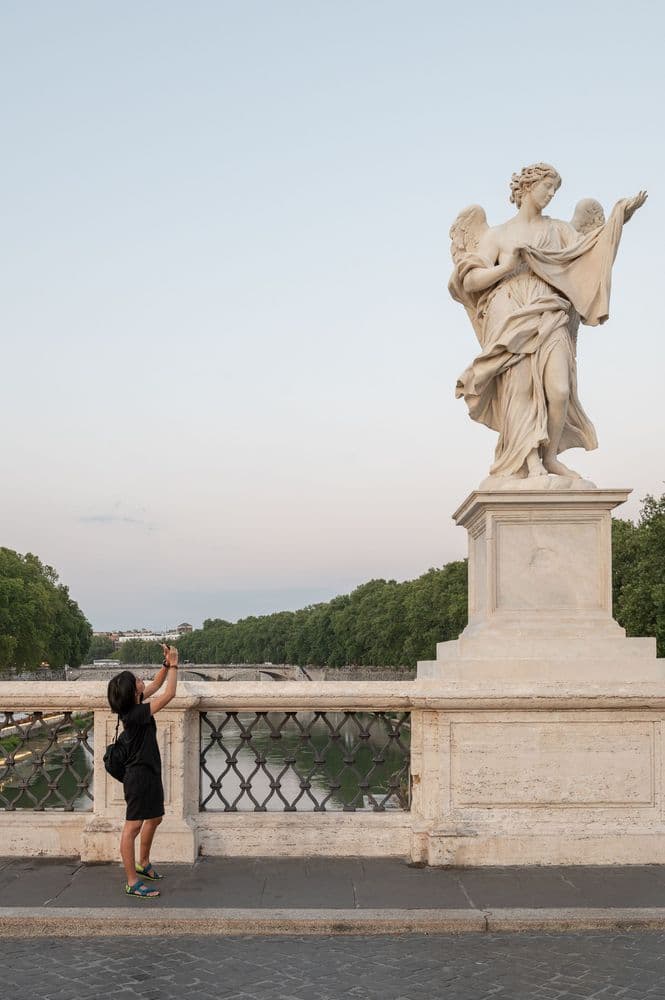 Dian Suci during her Italian residency in Rome, 2026 | Ph. Roberto Apa