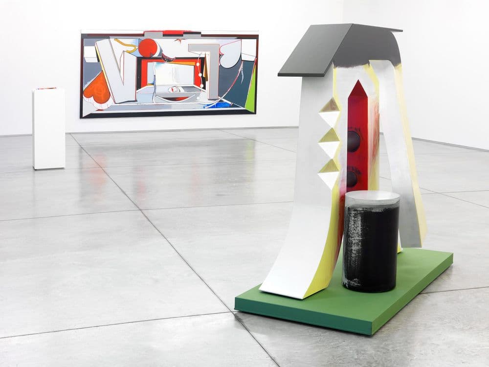 Thomas Scheibitz, "The River and its Source", 2011, veduta di mostra © THOMAS SCHEIBITZ, by SIAE | ph. Dario lasagni