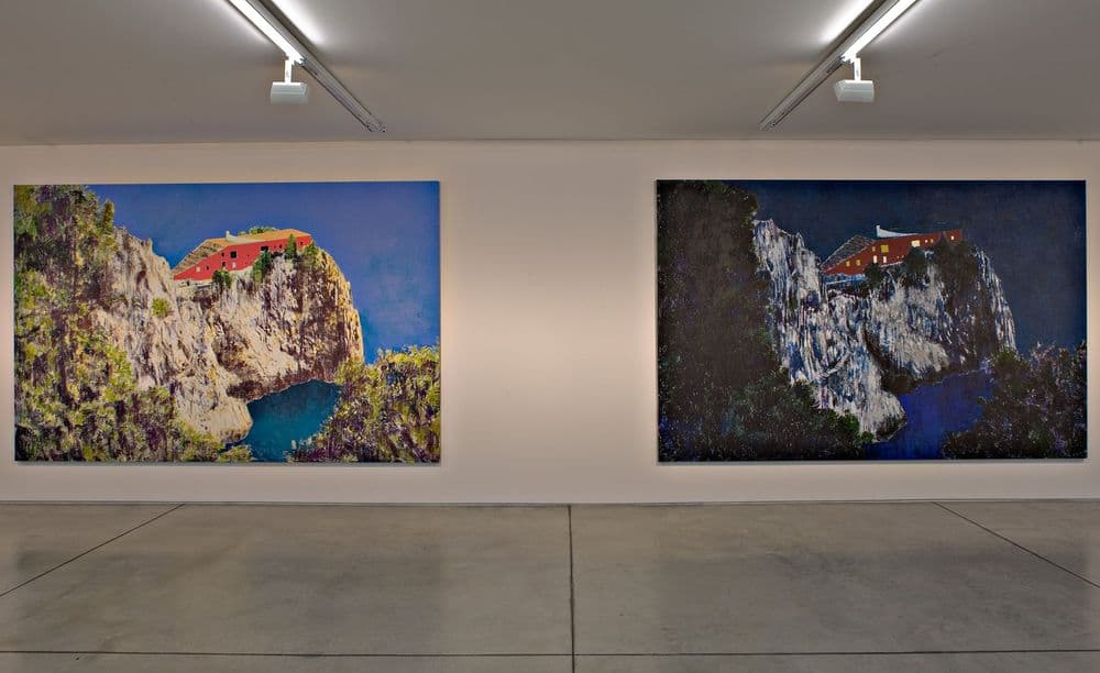 Enoc Perez, "Casa Malaparte", 2008, veduta di mostra | ph. Carlo Vannini