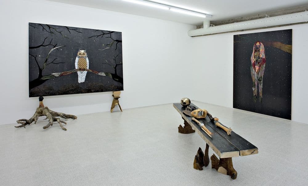 "Transitions. Painting at the (other) end of art - La pittura alla fine dell'arte", 2009 , veduta di mostra © Matthew Day Jackson | ph. Carlo Vannini