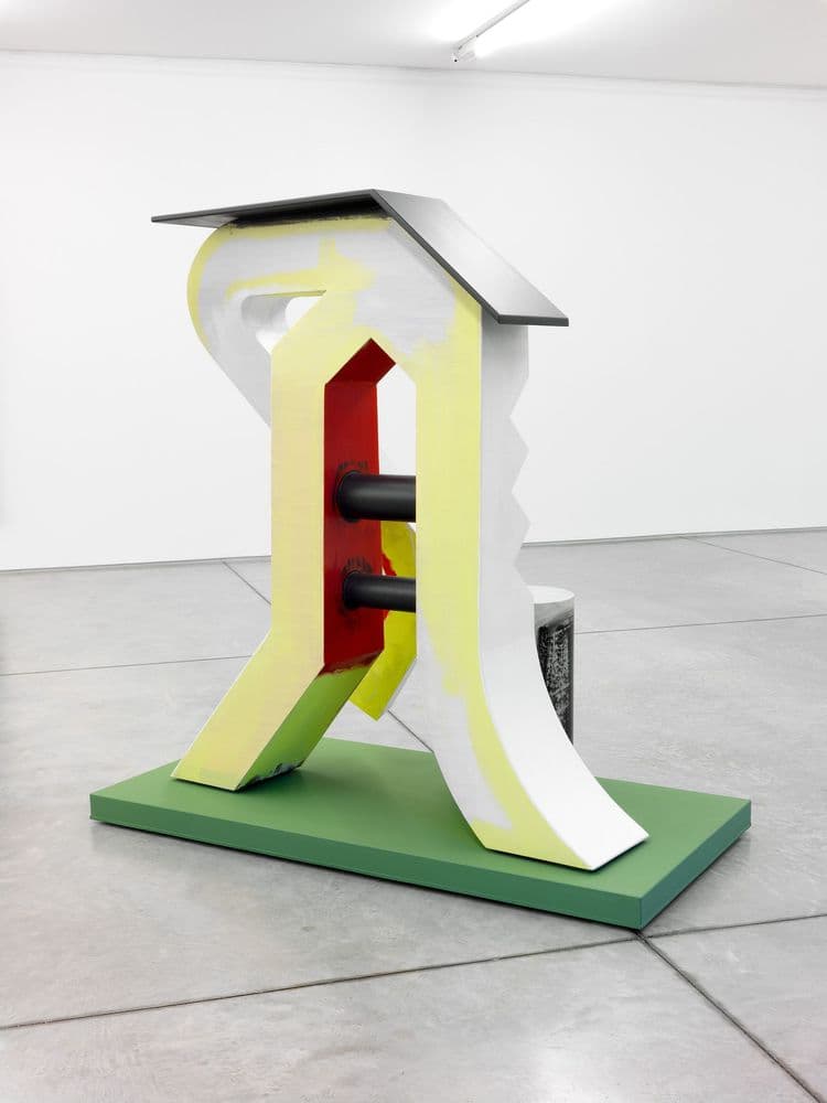 Thomas Scheibitz, "The River and its Source", 2011, veduta di mostra © Thomas Scheibitz | ph. Dario lasagni