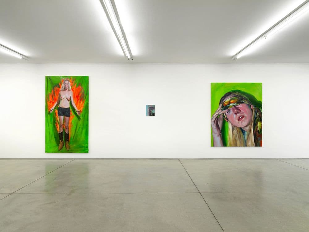 Jenna Gribbon, "Mirages", 2022, veduta di mostra © Jenna Gribbon | ph. Dario Lasagni