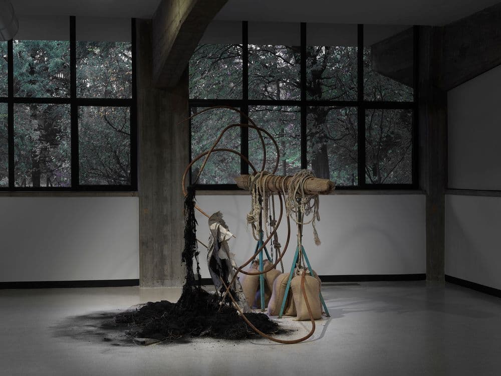 Dominique White, "split obliteration", 2024 Collezione Maramotti, Reggio Emilia © Dominique White | Ph. Dario Lasagni