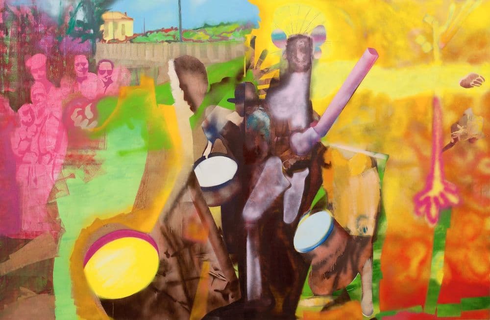 Alessandro Pessoli, "Testa farfalla su matrice locomotiva", 2011 © Alessandro Pessoli | ph. Fredrik Nilsen