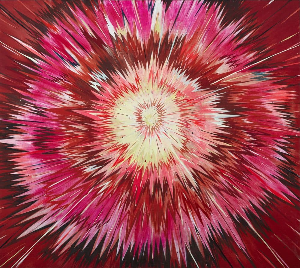 Jules de Balincourt, "Burst Painting", 2012 © Jules de Balincourt | ph. Joseph Desler Costa