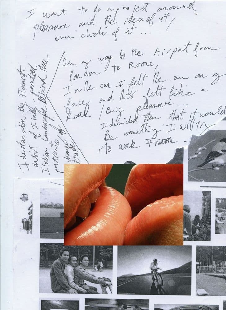 Laure Prouvost, immagini e appunti raccolti dall’artista durante la sua residenza in Italia, 2012 © Laure Prouvost